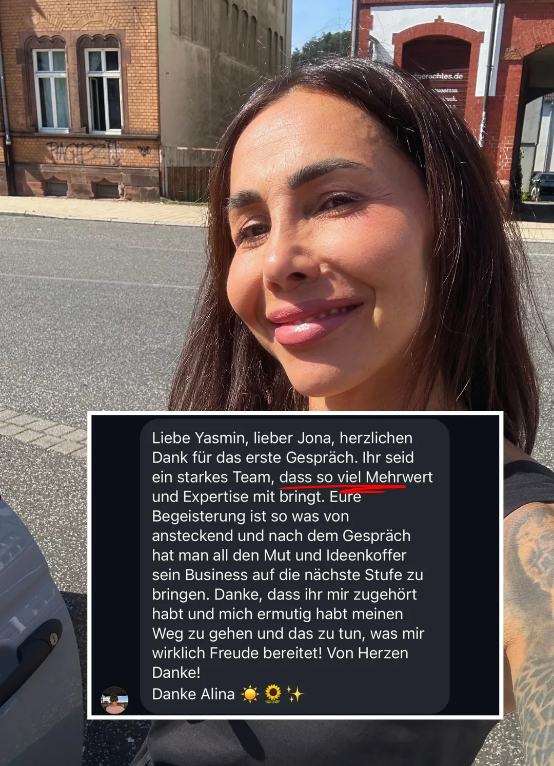 Ergebnis einer Kundin 1