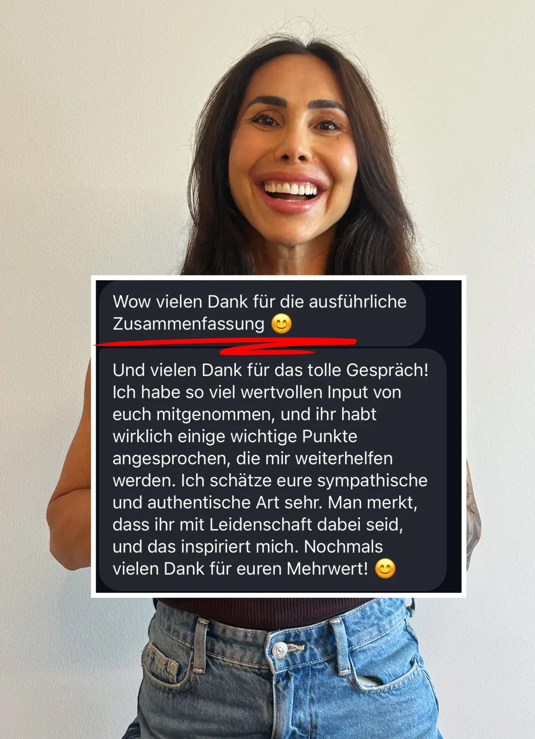 Ergebnis einer Kundin 3